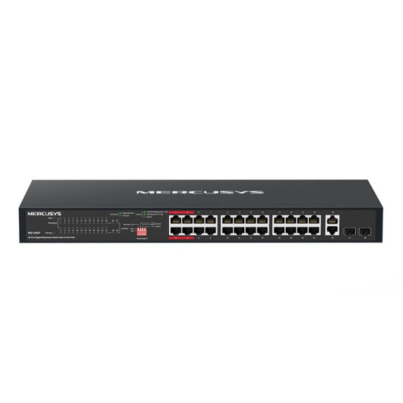 Mercusys 28-Port Gigabit Rackmount Switch with 24-Port PoE+ (MS128GP) (MERMS128GP)
