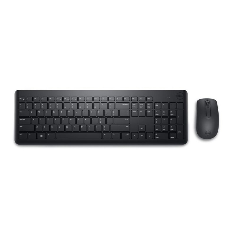 Dell Mouse and keyboard set KM3322W US-Int Black (580-AKFZ) (DEL580-AKFZ)