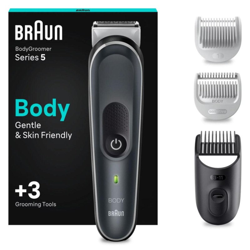Braun Shaver Series 5 BodyGroomer Gray (417187) (BRA417187)