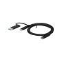 Lenovo Cable USB-C 1m Black (4X90U90618) (LEN4X90U90618)