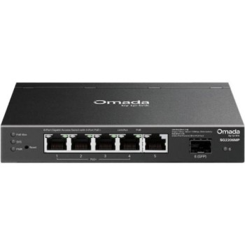 TP-Link Omada Access 6-Port Gigabit Switch with 4-Port PoE+ (SG2206MP) (TPSG2206MP)
