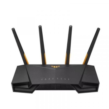 ASUS TUF Gaming AX3000 V2 wireless router Gigabit Ethernet Dual-band (2.4 GHz / 5 GHz) Black, Orange (TUF-AX3000 V2) (ASUTUF-AX3000 V2)