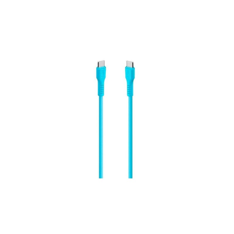 ttec Type-C to Type-C 60W Fast Charge Cable Neon Blue 120cm (2DK59NM) (TTEC2DK59NM)