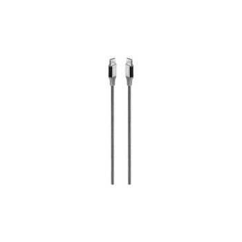 ttec AlumiCable 65W Type-C - Type-C Fast Charge CableSpace Grey200cm (2DK51UG) (TTEC2DK51UG)