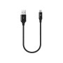 ttec AlumiCable 65W Type-C - Type-C Fast Charge Cable Space Grey 30cm (2DK50UG) (TTEC2DK50UG)