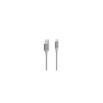 ttec AlumiCable Lightning Charge/Sync Cable Silver (2DK16G) (TTEC2DK16G)