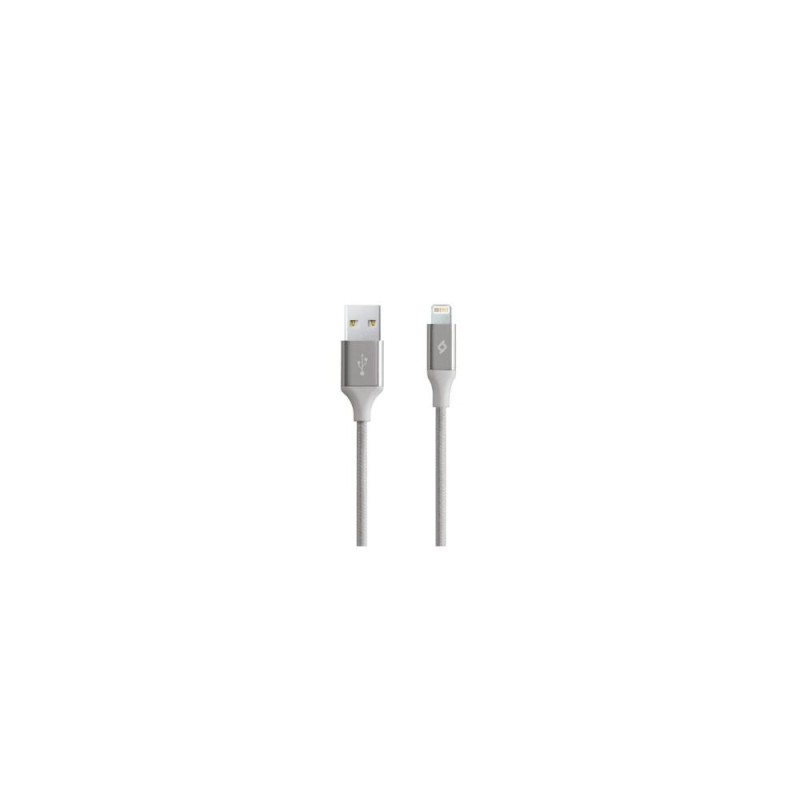 ttec AlumiCable Lightning Charge/Sync Cable Silver (2DK16G) (TTEC2DK16G)