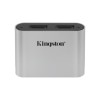 Kingston USB3.2 Gen1 Workflow Dual-Slot microSDHC/SDXC UHS-II Card Reader (WFS-SDC) (KINWFS-SDC)