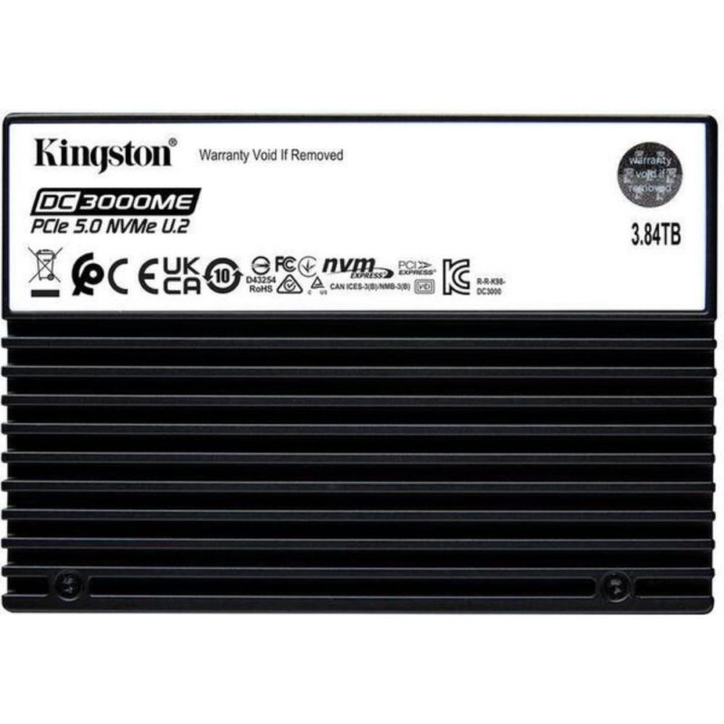 Kingston 3.84TB DC3000ME U.2 PCIe 5.0 NVMe TCG Opal Enterprise SSD (SEDC3000ME/3T8) (KINSEDC3000ME-3T8)