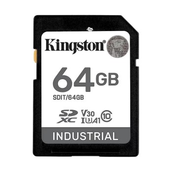 Kingston SD 64GB Industrial C10 UHS-I U3 V30 A1 pSLC (SDIT/64GB) (KINSDIT-64GB)