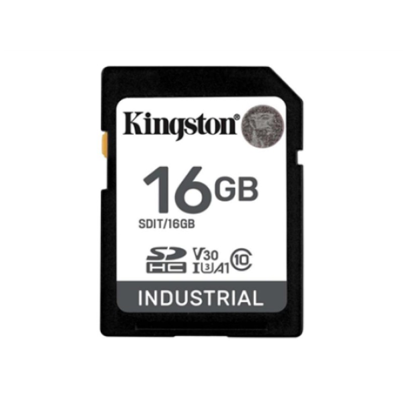 Kingston SD 16GB Industrial C10 UHS-I U3 V30 A1 pSLC (SDIT/16GB) (KINSDIT-16GB)
