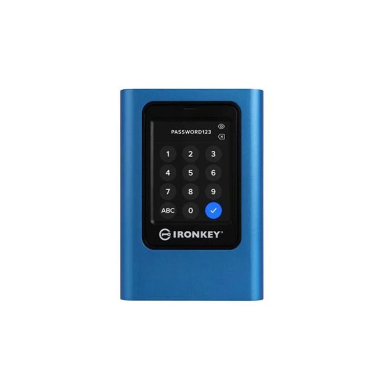 Kingston 1920GB IronKey Vault Privacy 80 XTS-AES 256-bit Encrypted External SSD (IKVP80ES/1920G) (KINIKVP80ES-1920G)