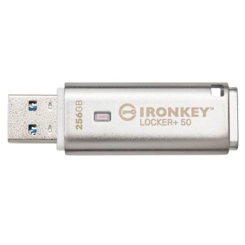 Kingston 256GB IronKey Locker+50 AES Encrypted USBtoClou (IKLP50/256GB) (KINIKLP50-256GB)