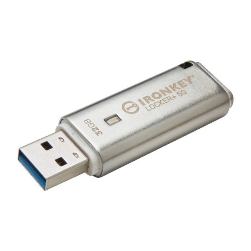 Kingston 32GB IronKey Locker Plu s 50 AES Encrypted (IKLP50/32GB) (KINIKLP50-32GB)