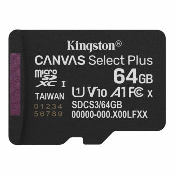 Kingston microSD 64GB Canvas Select+ G3 150MB/s (SDCS3/64GBSP) (KINSDCS3-64GBSP)