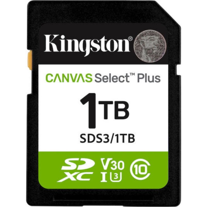 Kingston SD 1TB Canvas Select Plus Gen3 R150MB/s (SDS3/1TB) (KINSDS3-1TB)