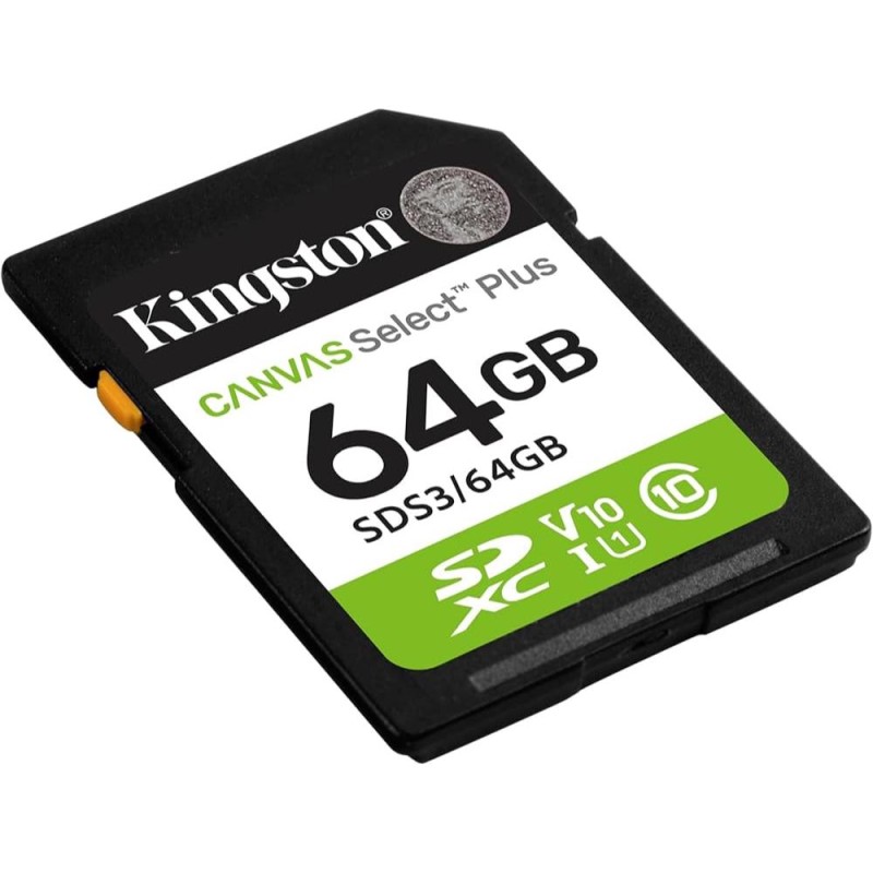 Kingston SD 64GB Canvas Select Plus Gen3 R100MB/s (SDS3/64GB) (KINSDS3-64GB)