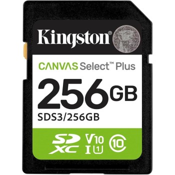 Kingston SD 256GB Canvas Select Plus Gen3 R150MB/s (SDS3/256GB) (KINSDS3-256GB)