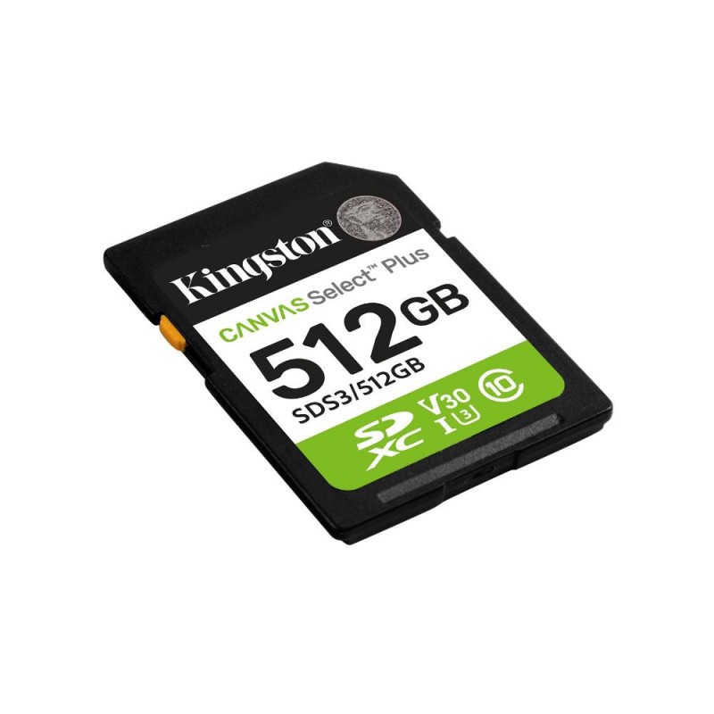 Kingston SD 512GB Canvas Select Plus Gen3 R150MB/s (SDS3/512GB) (KINSDS3-512GB)