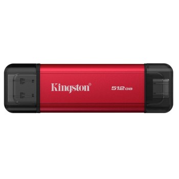 Kingston SSD 512GB DualPortable USB-A/C3.2 Gen2 Zew (SPSD/512GB) (KINSPSD-512GB)