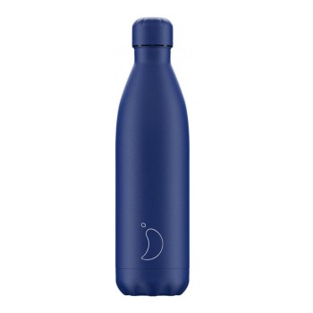 Chilly's Monochrome Μπουκάλι Θερμός Ανοξείδωτο BPA Free 750ml Blue All Matte (207277) (CHI207277)