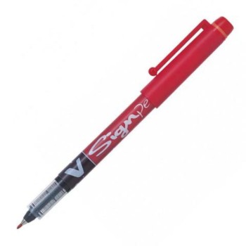 Pilot V-Sign Pen 0.6 Ballpoint Red (SW-VSPR) (PILSWVSPR)