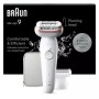 Braun Silk-epil 9 Epilator Machine Epilator for the Body White (225229) (BRA225229)