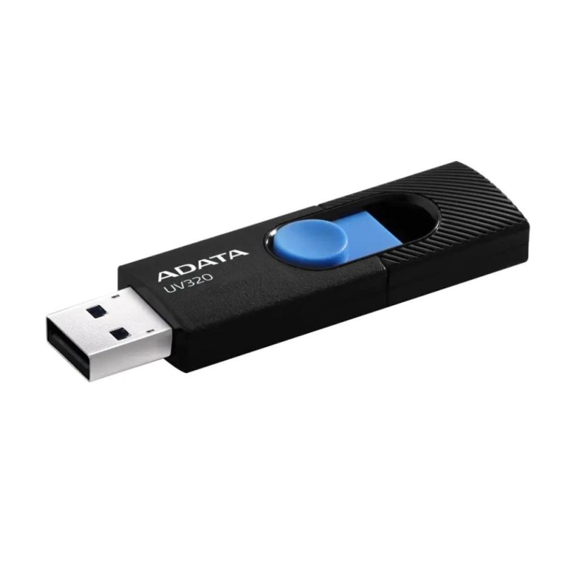 Adata UV320 USB flash drive 128 GB USB Type-A 3.2 Gen 1 (3.1 Gen 1) Black Blue (AUV320-128G-RBKBL) (ADAAUV320-128G-RBKBL)