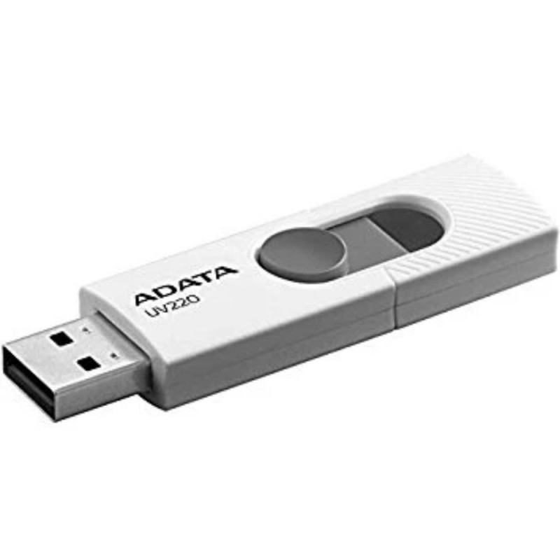 Adata UV220 USB flash drive 32 GB USB Type-A 2.0 Grey White (AUV220-32G-RWHGY) (ADAAUV220-32G-RWHGY)