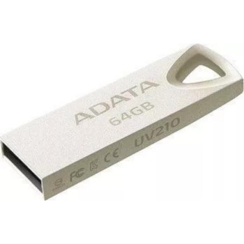 Adata DashDrive UV210 64G USB Metallic Alu (AUV210-64G-RGD) (ADAAUV210-64G-RGD)