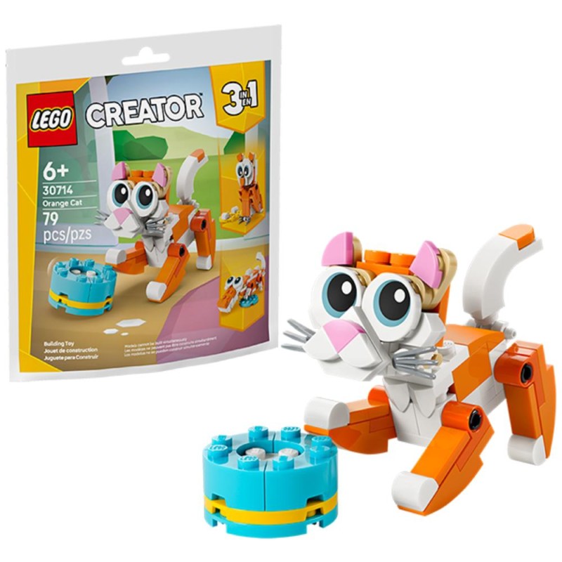 Lego Creator 3-in-1 Orange Cat (Polybag) (30714) (LGO30714)