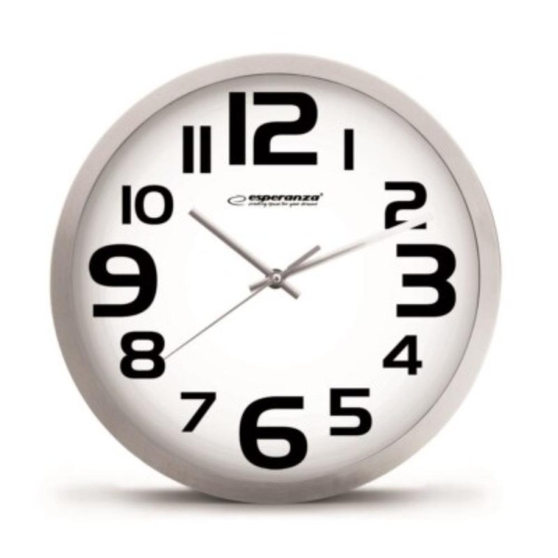Esperanza Wall Clock Zurich  White (EHC013W) (ESPEHC013W)