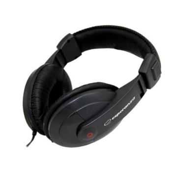 Esperanza Reggae Wired Over Ear Headphones Black (EH120) (ESPEH120)