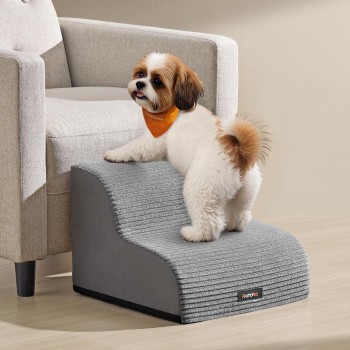 Feandrea σκάλα κατοικιδιών 2 σκαλοπατιών χρώματος Γκρί (PPS002G01) (FEAPPS002G01)