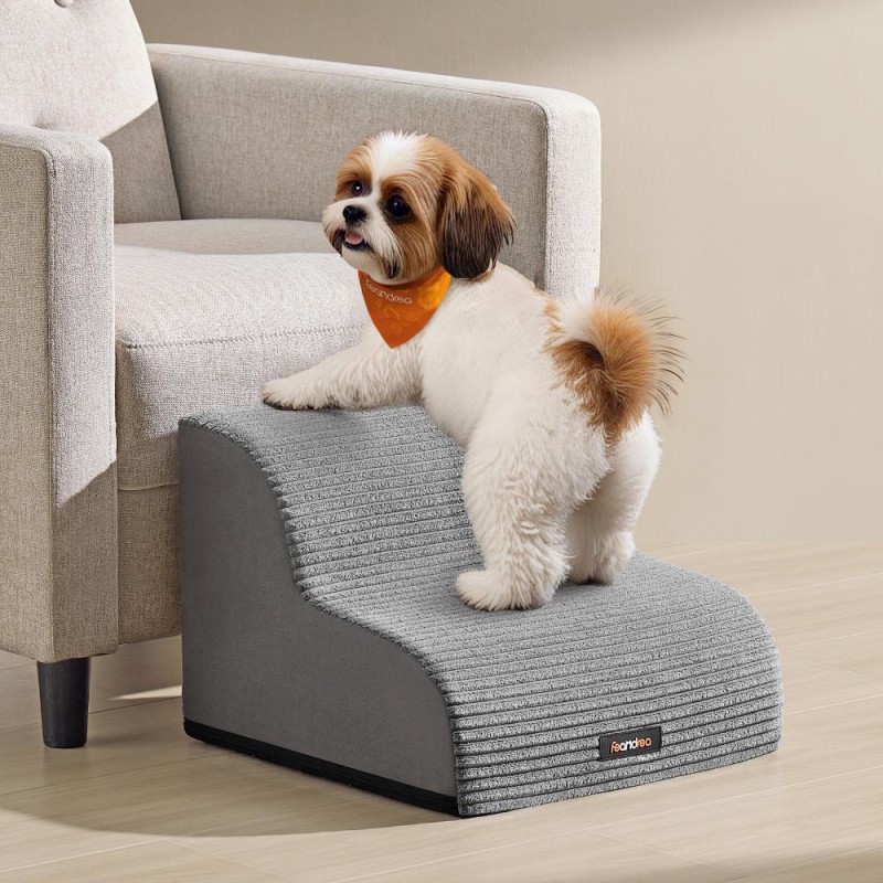 Feandrea σκάλα κατοικιδιών 2 σκαλοπατιών χρώματος Γκρί (PPS002G01) (FEAPPS002G01)