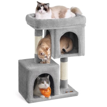 Feandrea Cat Tower, Height 74 cm, up to 2 cats (PCT612W01) (FEAPCT612W01)