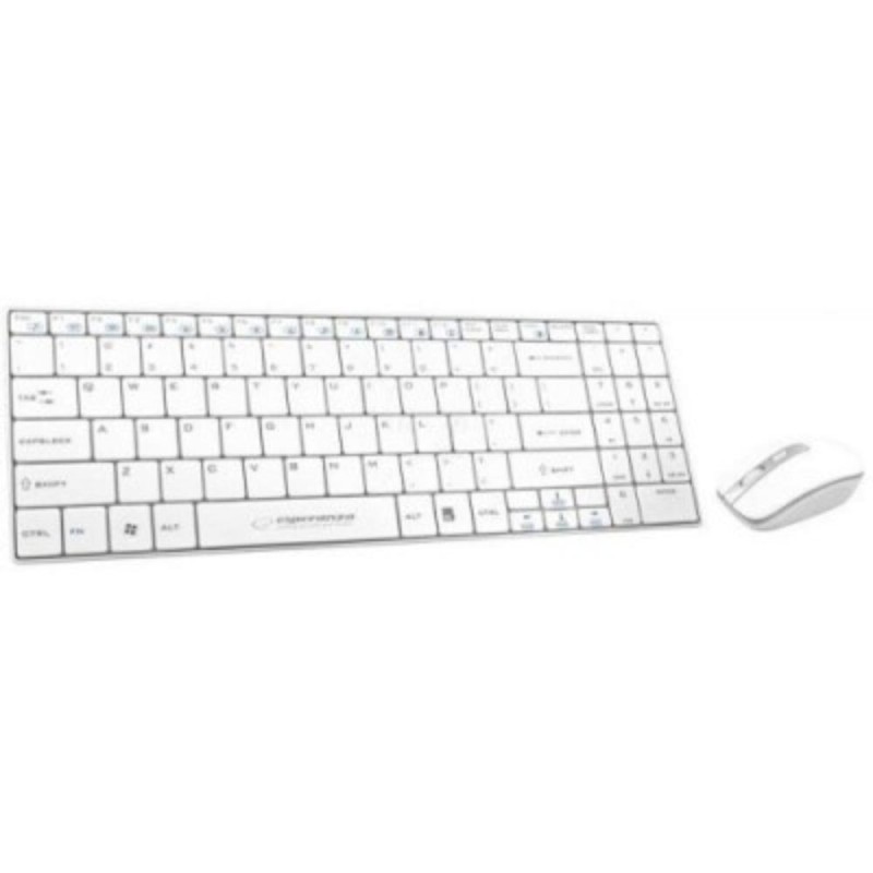 Esperanza Keyboard + Mouse Wireless 2.4 Ghz Ek122w (EK122W) (ESPEK122W)