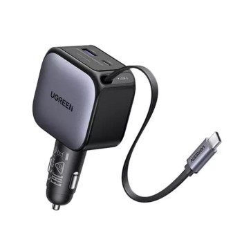 Ugreen EC603 Φορτιστής Αυτοκινήτου 90W 3A Γρήγορης Φόρτισης με Θύρες: 1xUSB 1xType-C (55909B) (UGR55909B)
