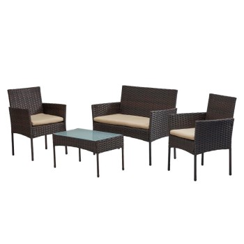 Songmics Έπιπλα Μπαλκονιού Lounge Set (GGF004K05) (SNGGGF004K05)