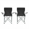 Songmics Camping Chair Set of 2 Black 84x52x81cm (GCB01BK) (SNGGCB01BK)