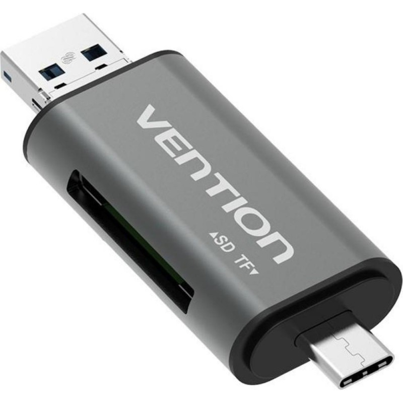 VENTION USB2.0 Multi-function Card Reader Gray (CCJH0) (VENCCJH0)