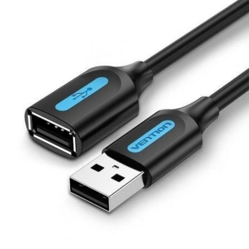 VENTION USB 2.0 A Male to A Female Extension Cable 1.5M black PVC Type (CBIBG) (VENCBIBG)