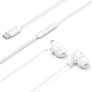 VENTION ECHO LITE USB-C In-Ear Wired Headphones with DAC Adapter 1.2M White (GBBWAV) (VENGBBWAV)