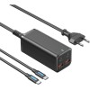 VENTION 4-Port USB (C + C + A + A) GaN Charger (100W/100W/18W/18W) EU-Plug Black (FBSBG-EU) (VENFBSBG-EU)