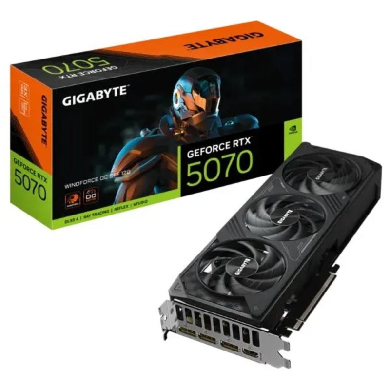 Gigabyte GeForce RTX 5070 12GB GDDR7 Windforce OC SFF (GV-N5070WF3OC-12GD) (GIGGV-N5070WF3OC-12GD)
