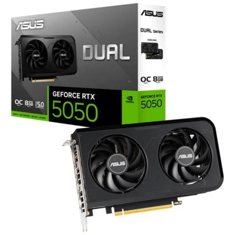 Asus GeForce RTX 5050 8GB GDDR6 Dual OC Edition (90YV0N72-M0NA00) (ASU90YV0N72-M0NA00)