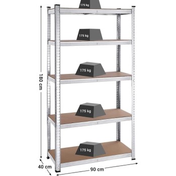 Songmics Ραφιέρα Dexion 180x90x40cm (GLR040E02) (SNGGLR040E02)