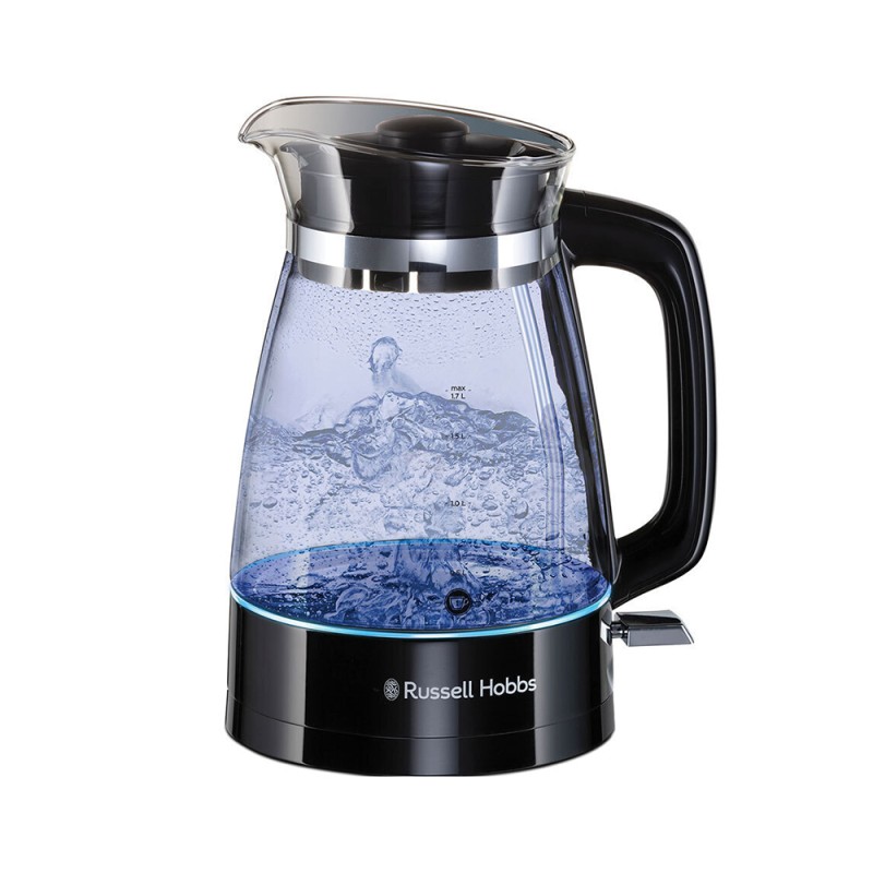 Russell Hobbs Classic Glass Kettle 1.7lt 2400W Black (26080-70) (RHV26080-70)