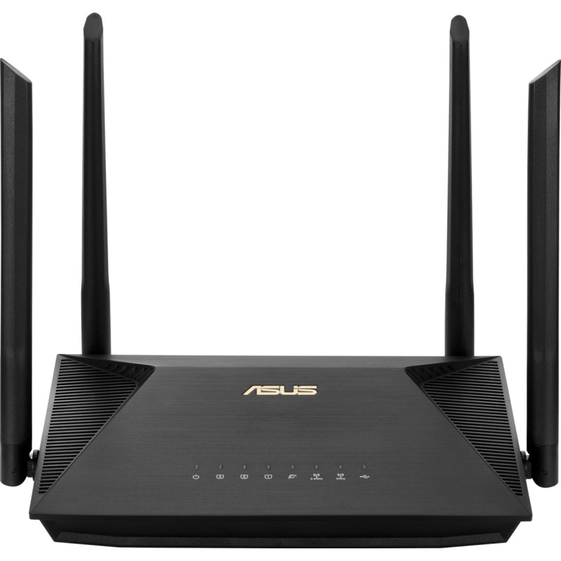 ASUS RT-AX53U wireless router Gigabit Ethernet Dual-band (2.4 GHz / 5 GHz) Black (RT-AX53U) (ASURT-AX53U)