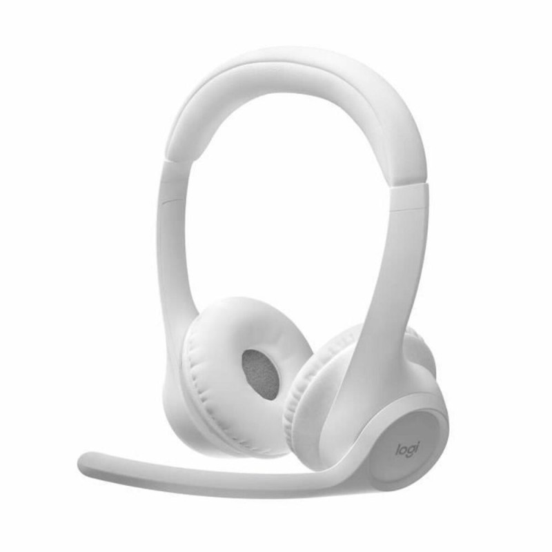 Logitech Zone 300 Wireless Headset White (981-001417) (LOGZONE300WH)